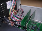 Inside cabinet - JAMMA switch